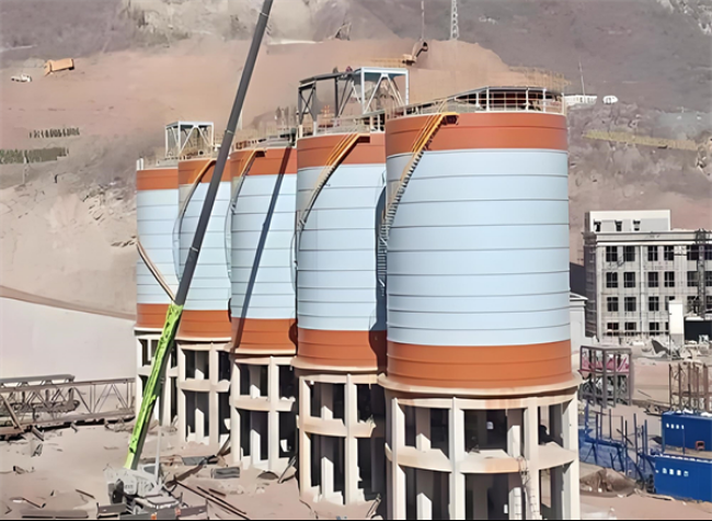 钦南高架钢板仓