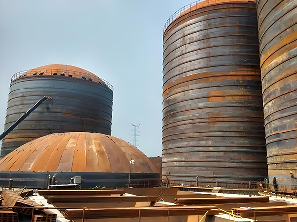 钦南焦粉钢板仓